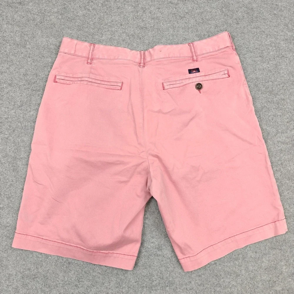 Faherty Shorts Mens 33 Pink 9